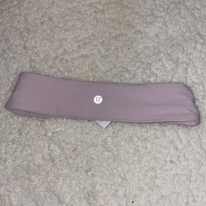 light pink Lululemon headband
